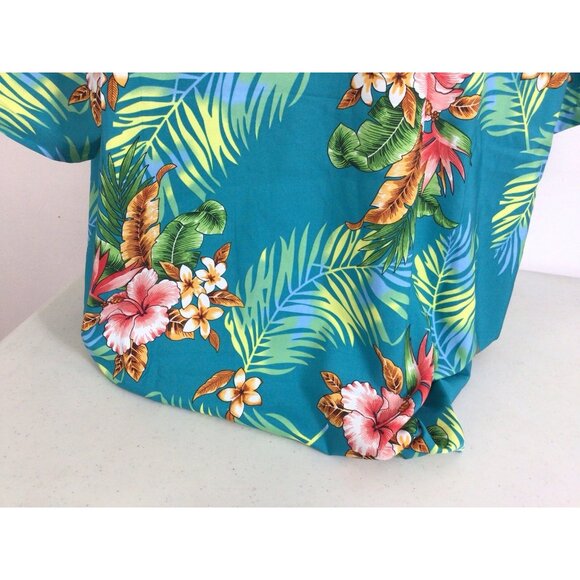 Hawaiian Shirt Tropical Bright Colors Mens 4XL - Picture 5 of 9